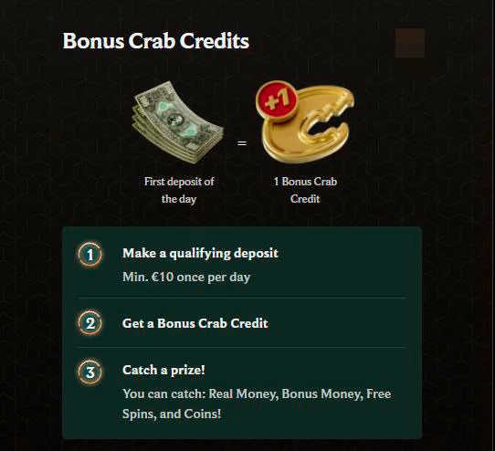 bonus crab crownplay