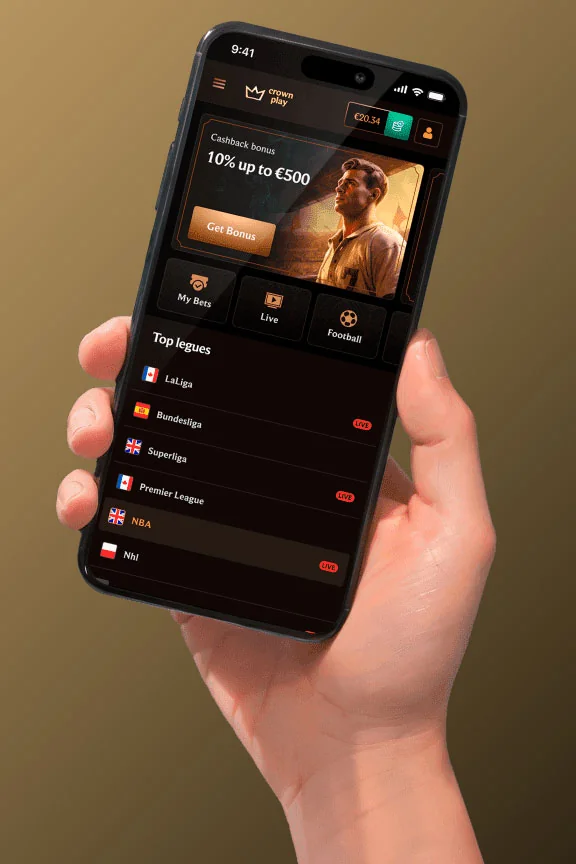Stave v živo na mobilnih napravah crownplay